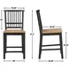 Magnolia Black 24″ Counter Height Stool Set of 2