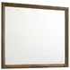 Ballard Walnut Rectangular Dresser Mirror