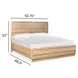 Brentwood Heights Provincial Brown Queen Storage Panel Bed