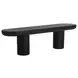 Rocca Black Outdoor Dining Bench