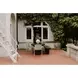 Rocca Black Outdoor Dining Bench