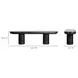 Rocca Black Outdoor Dining Bench
