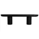 Rocca Black Outdoor Dining Bench