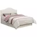 Edmond White Upholstered Queen Headboard