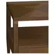Eave Brown Rectangular End Table with 1 Drawer