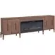 Tranquility Walnut 94" TV Stand with Fireplace