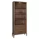 Tranquility Walnut Bookcase with LED