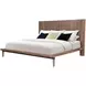 Tranquility Walnut King Platform Bed