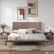 Tranquility Walnut King Platform Bed