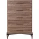 Tranquility Walnut 5 Drawer Chest
