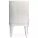 Crownfall White Upholstered Host Chair Set of 2