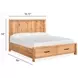 Laramie Honey Wheat King Storage Panel Bed