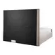 Voyage Beige and White Oak Queen Upholstered Daybreak Panel Bed