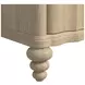 Haven Sun Oak 3 Drawer Nightstand with USB Charging