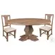 Pengrove Antique Oak 72" Round Dining Table