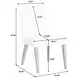 Oakridge Medley White Upholstered Dining Chair