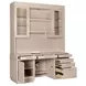 Marlowe Polished Limestone 60" Credenza Desk