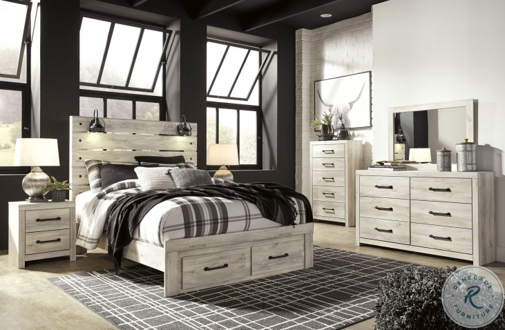 Cambeck Whitewash Panel Storage Bedroom Set from Ashley ...