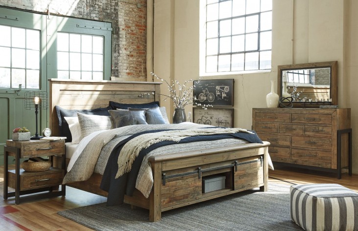 Sommerford Brown Storage Panel Bedroom Set from Ashley ...