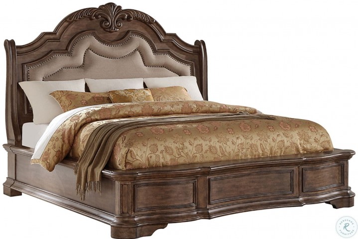 Tulsa Light Sandstone King Platform Bed from Avalon ...