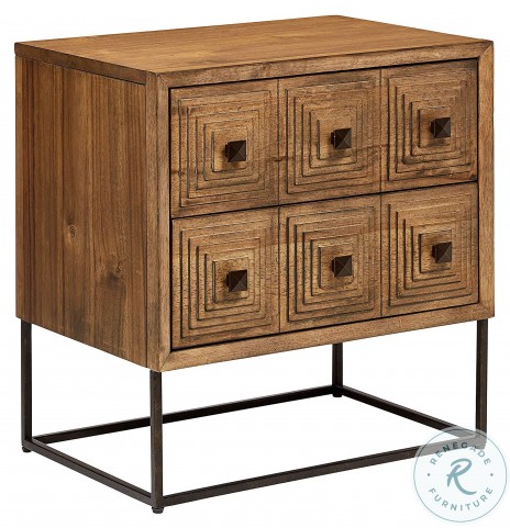 320 C070 053 Light Wood Nightstand From Pulaski Coleman Furniture