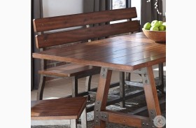 Holverson Brown Milk Crate Extendable Dining Table From