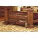 Torreon Antique Pine Poster Storage Bedroom Set from ...