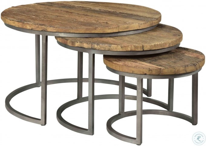 Tania Bronze Metal 3 Piece Nesting Cocktail Table from ...