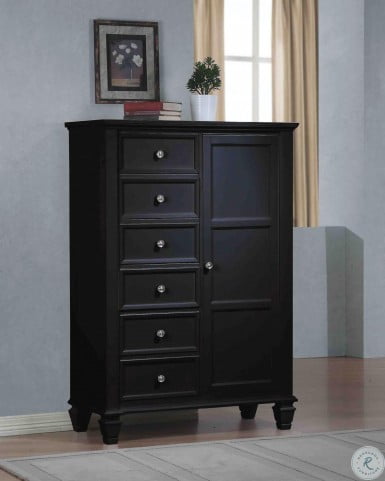 Sandy Beach Black Sleigh Storage Bedroom Set from Coaster ...