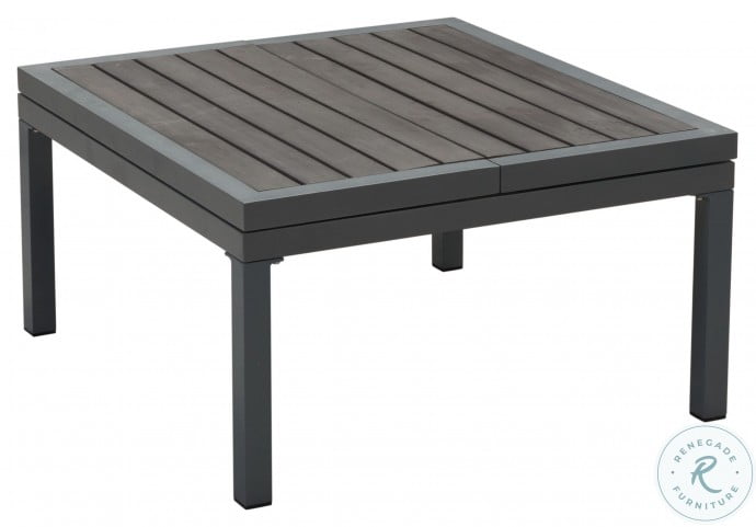 Santorini Dark Gray Outdoor Lift Top Coffee Table From Zuo Homegallerystore Com 703898