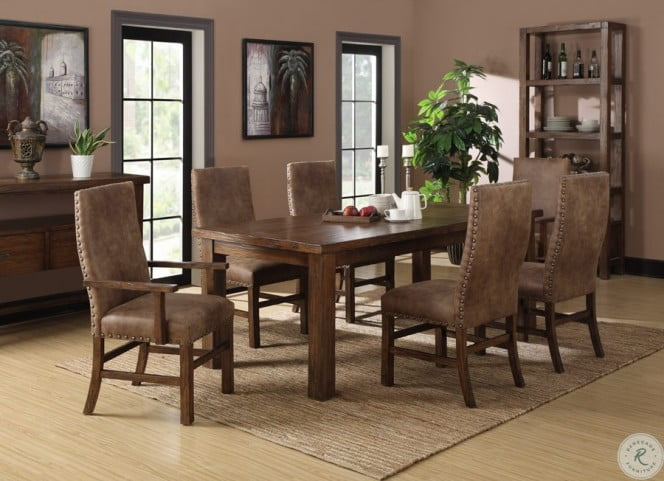 Chambers Creek Brown Butterfly Leaf Extendable Dining Room ...