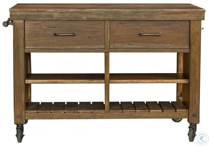 Anacortes Mahogany Kitchen Island Set from A-America ...