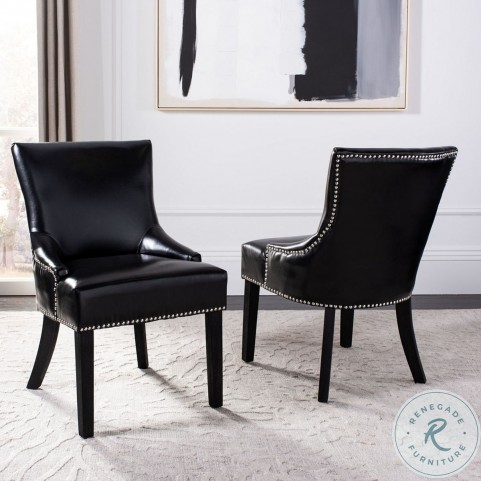 Lotus Black 19 Side Chair Set Of 2 From Safavieh Coleman Furniture