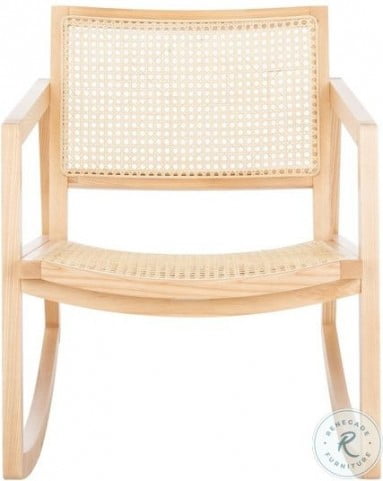 Perth Natural Rattan Outdoor Rocking Chair From Safavieh Coleman Furniture