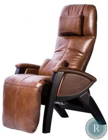 Svago Cognac and Black ZGR Plus Zero Gravity Recliner from Cozzia | HomeGalleryStore.com | SV395 ...