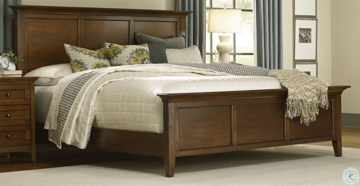 Westlake Cherry Brown Mansion Bedroom Set from A-America ...