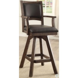 Miller Antique Walnut High Life Arm Barstool From Eci Furniture Homegallerystore Com 0774 89 Abs