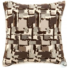 Concrit Brown 18" Pillow Set of 2
