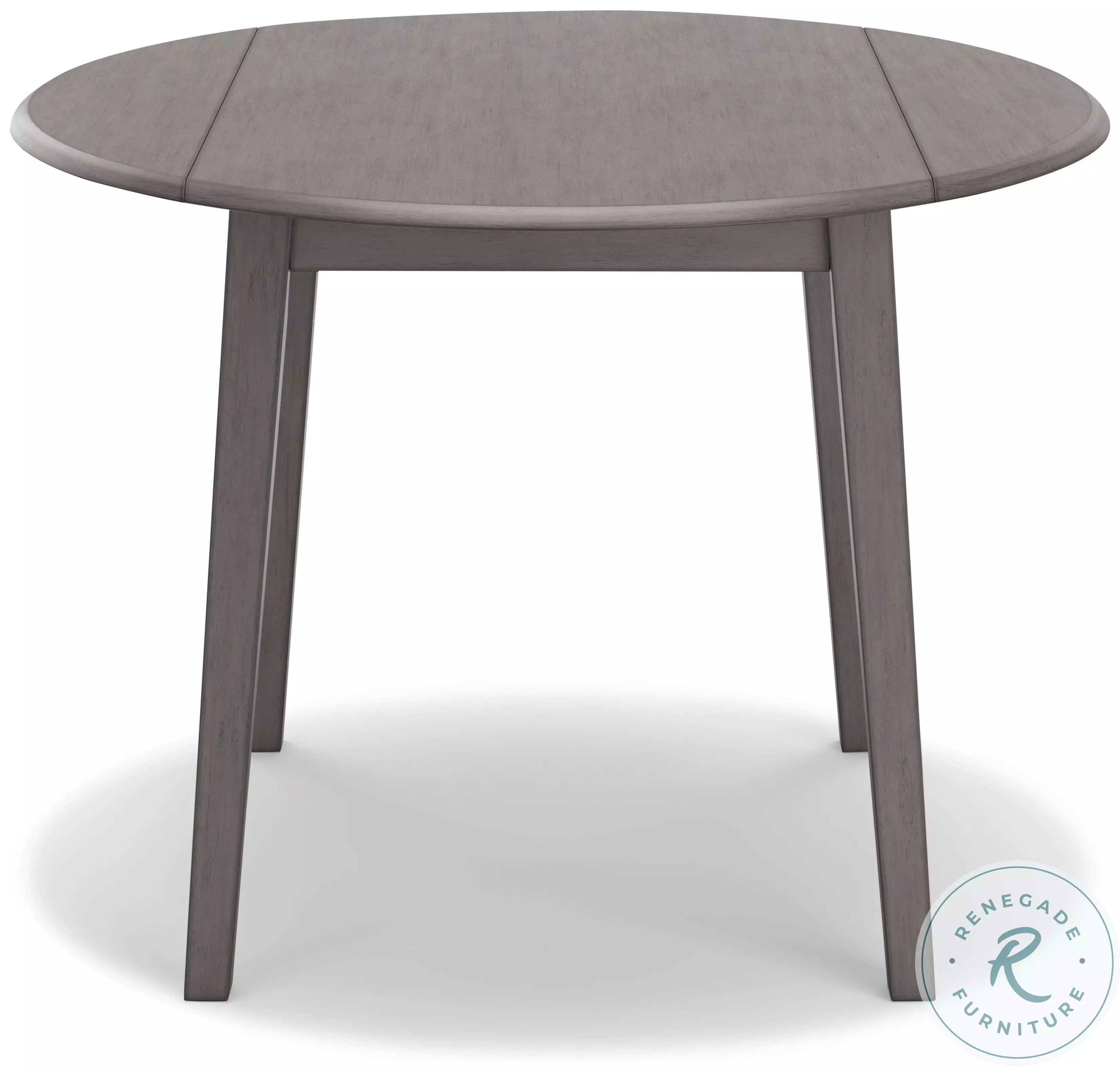 Shullden Gray Drop Leaf Dining Table From Ashley Furniture