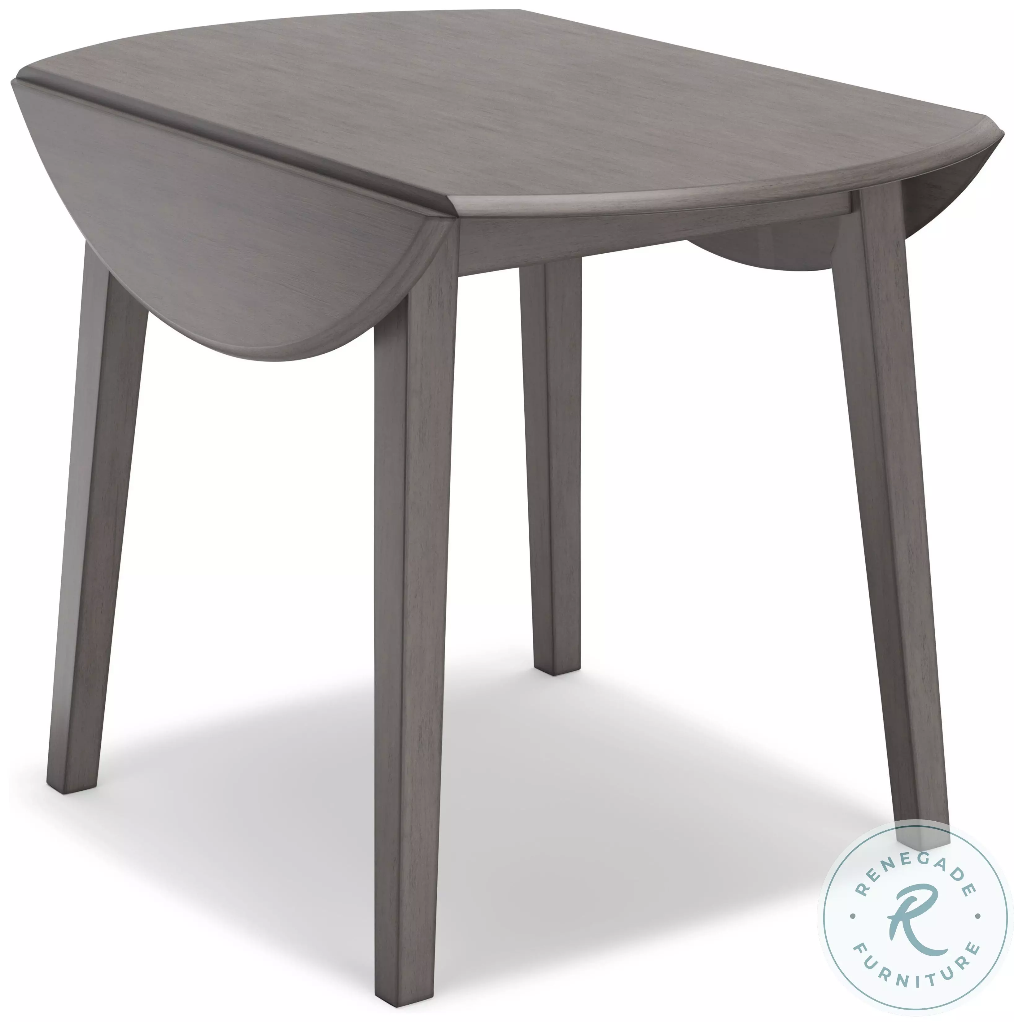 Shullden Gray Drop Leaf Dining Table From Ashley Furniture