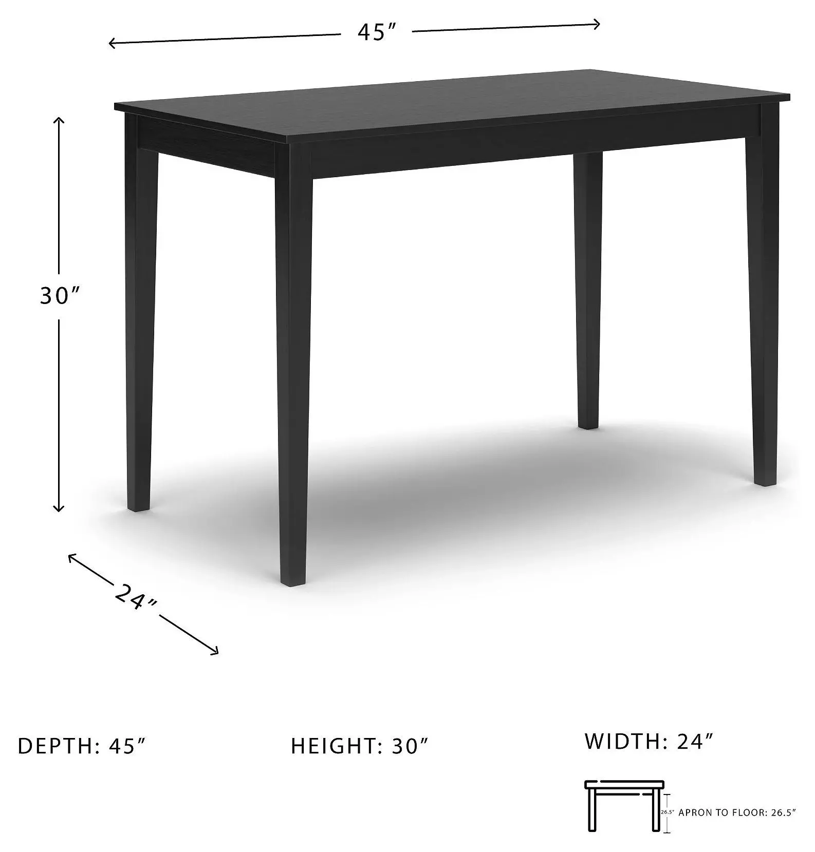 Kimonte Rectangular Dining Room Table