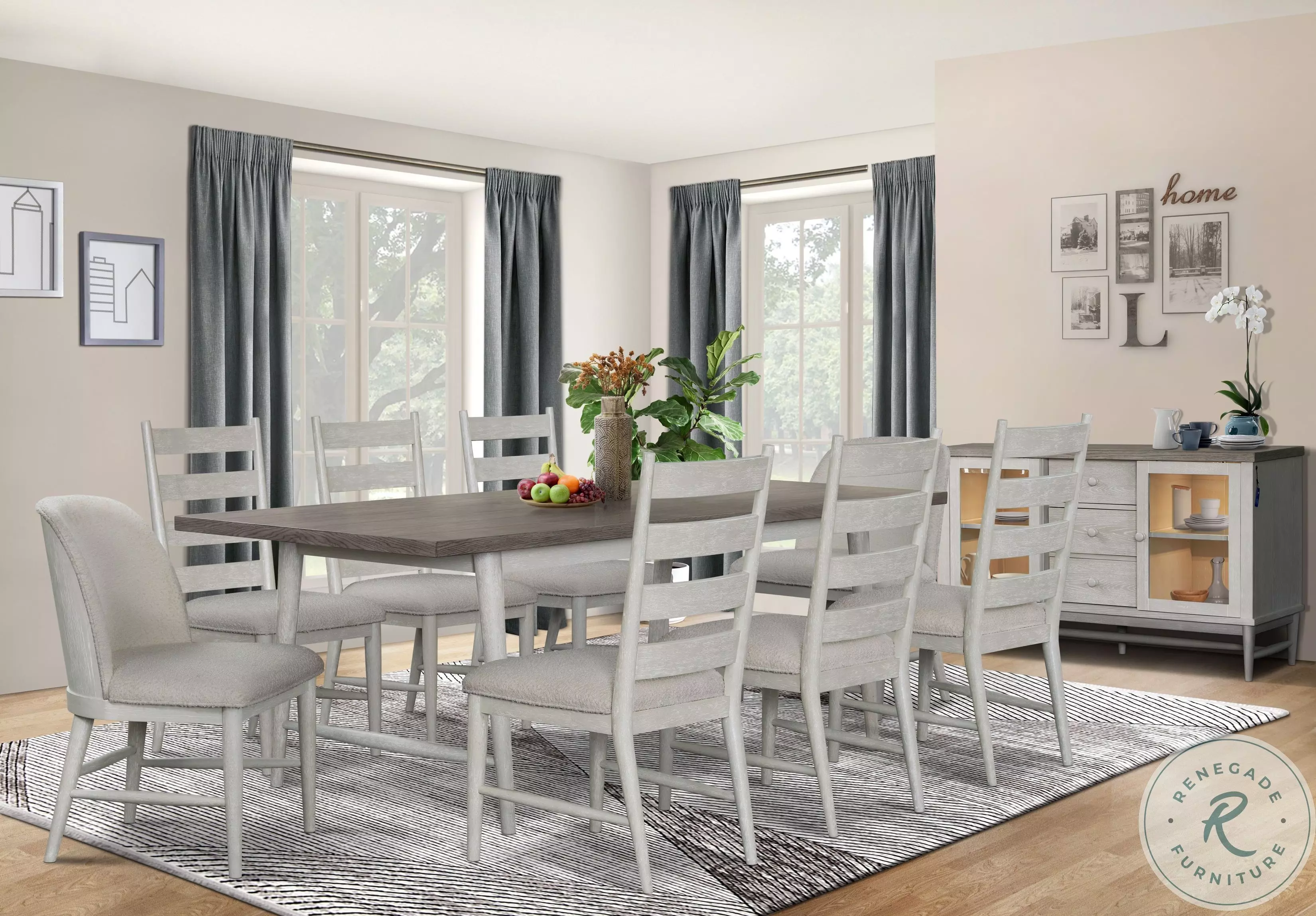 D00253 White Extendable Dining Room Set from Avalon Furniture
