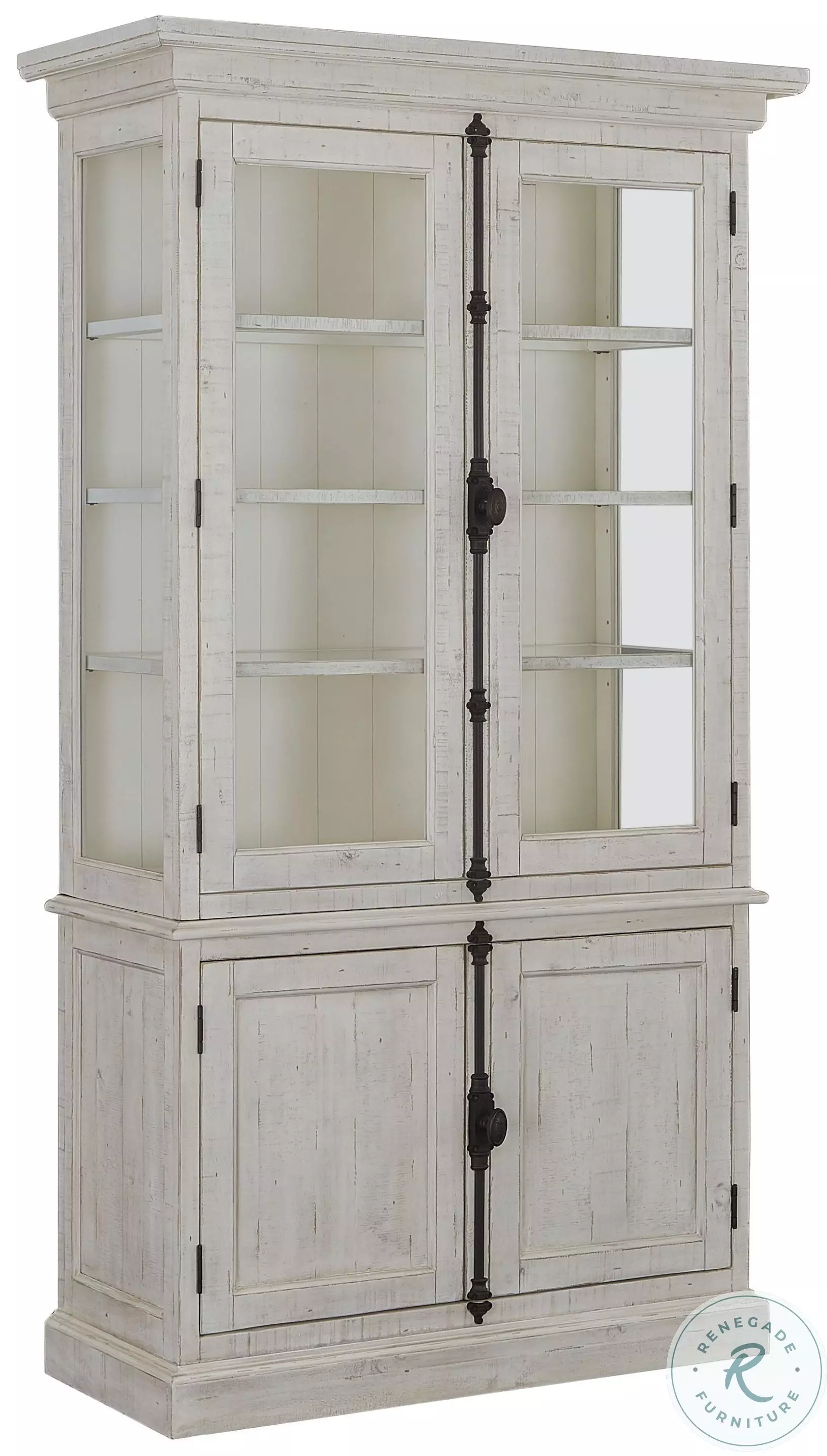 Bronwyn Chalk White China Cabinet from Magnussen Home | Coleman