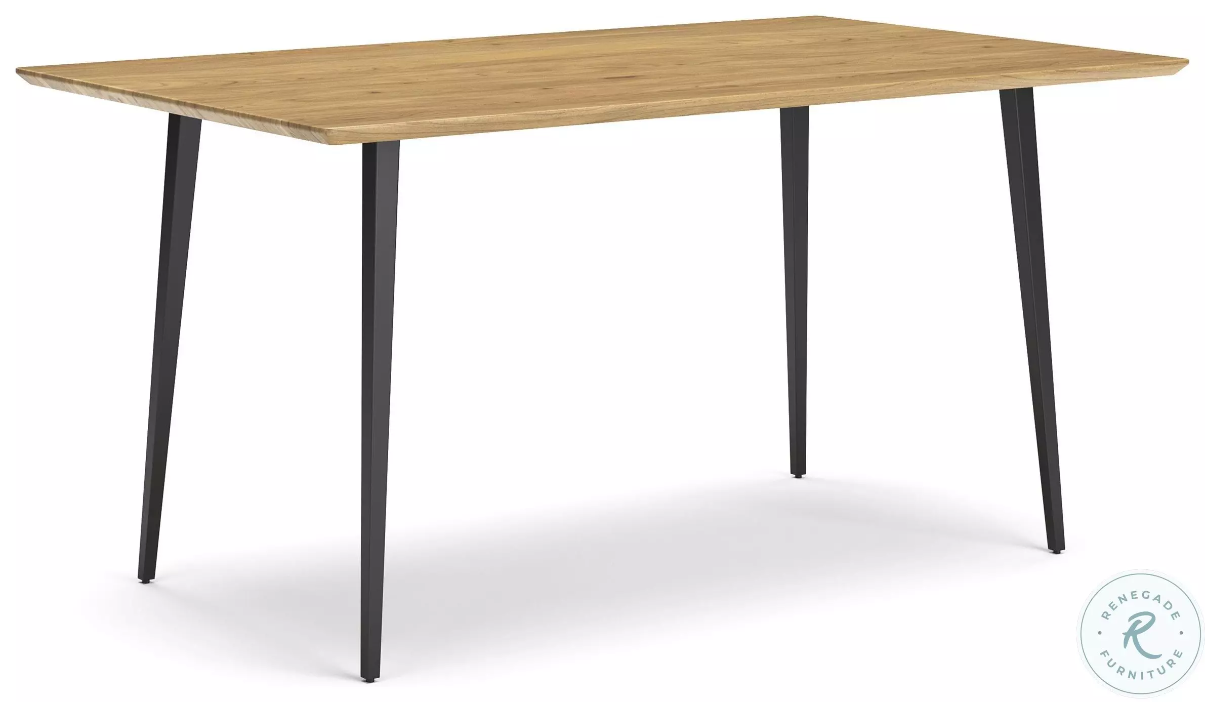 Gretlynn Natural And Black Rectangular Dining Table From Ashley