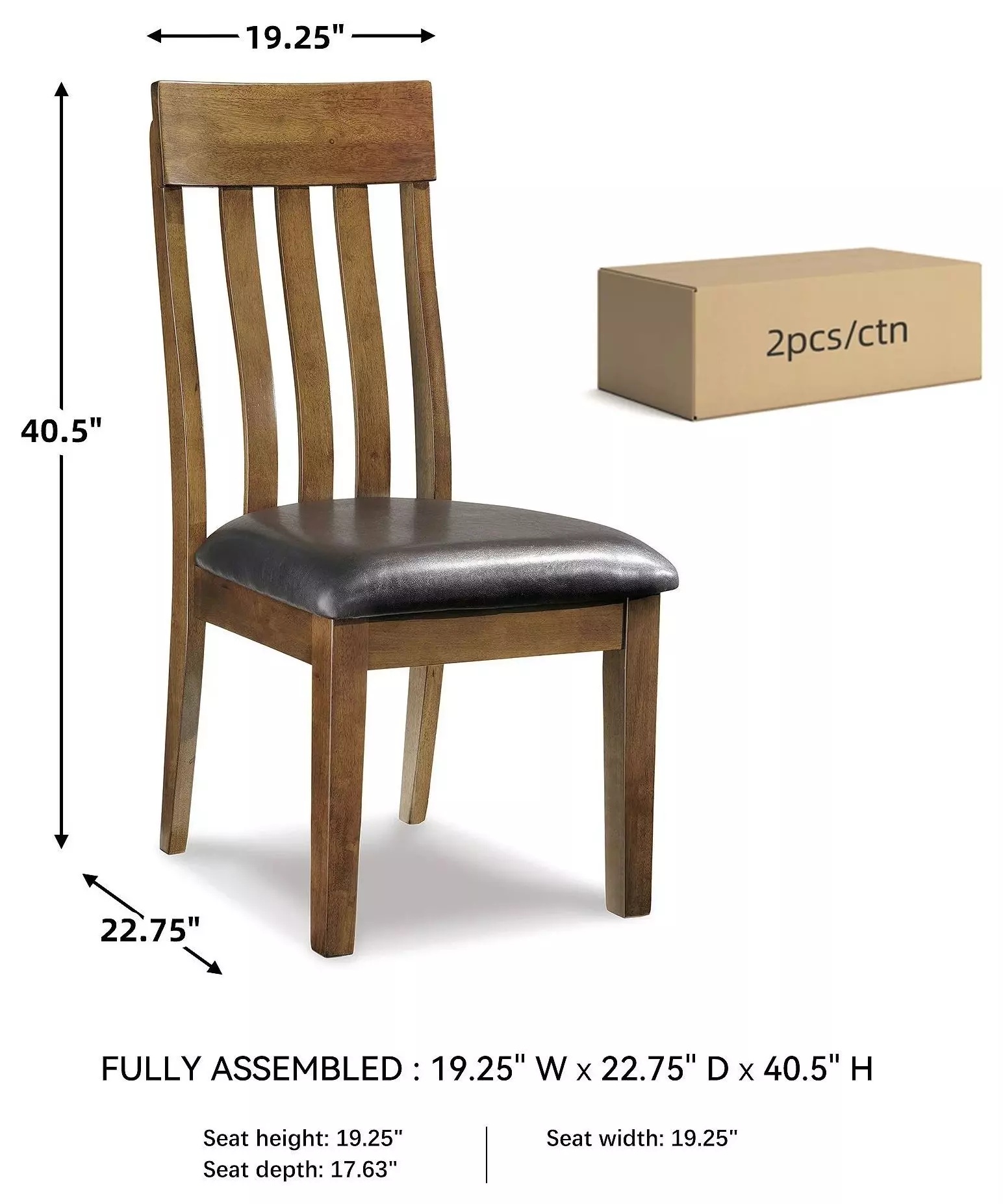 Ralene Upholstered Side Chair Set of 2