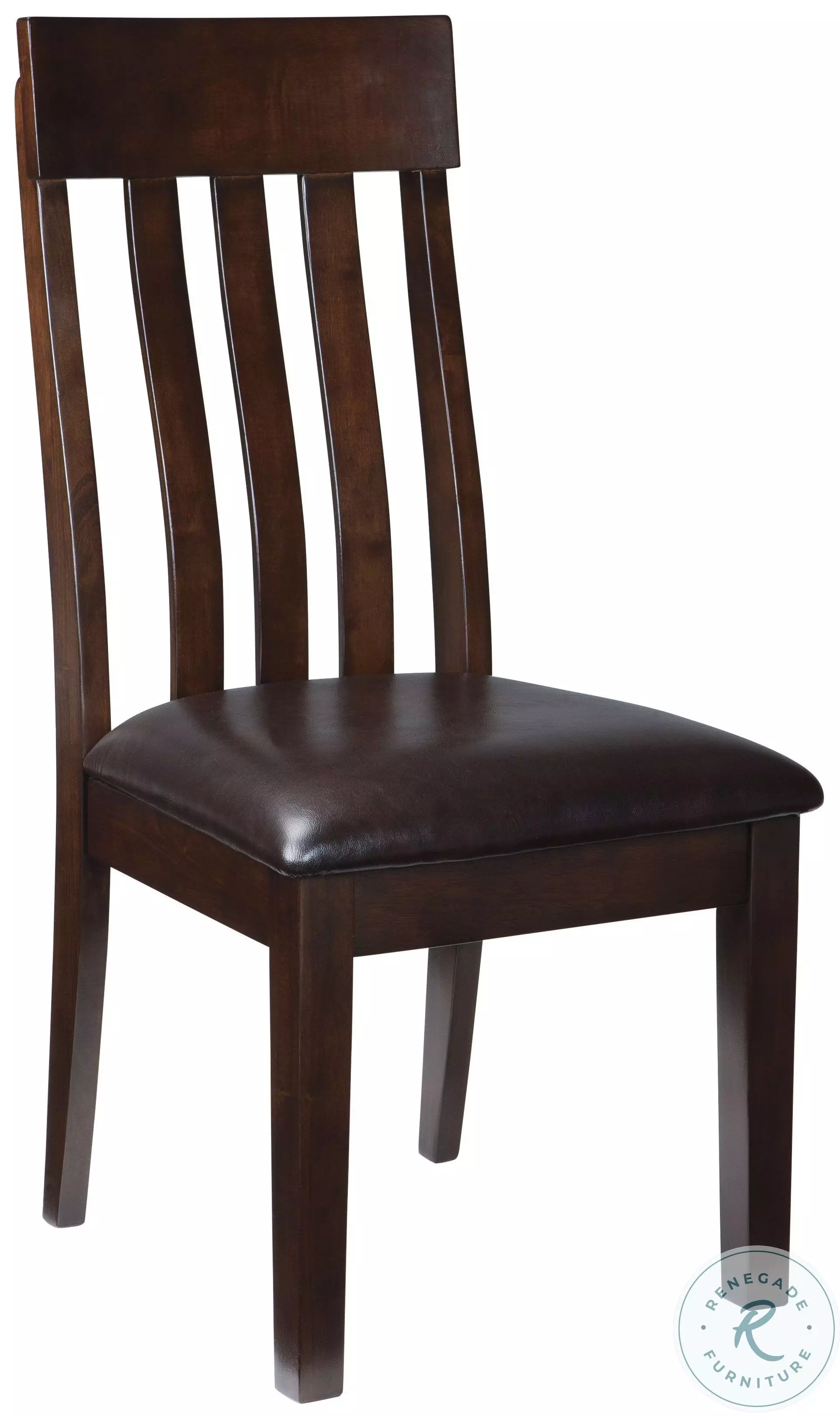 Haddigan Dark Brown Dining Upholstered Side Chair Set Of 2 from