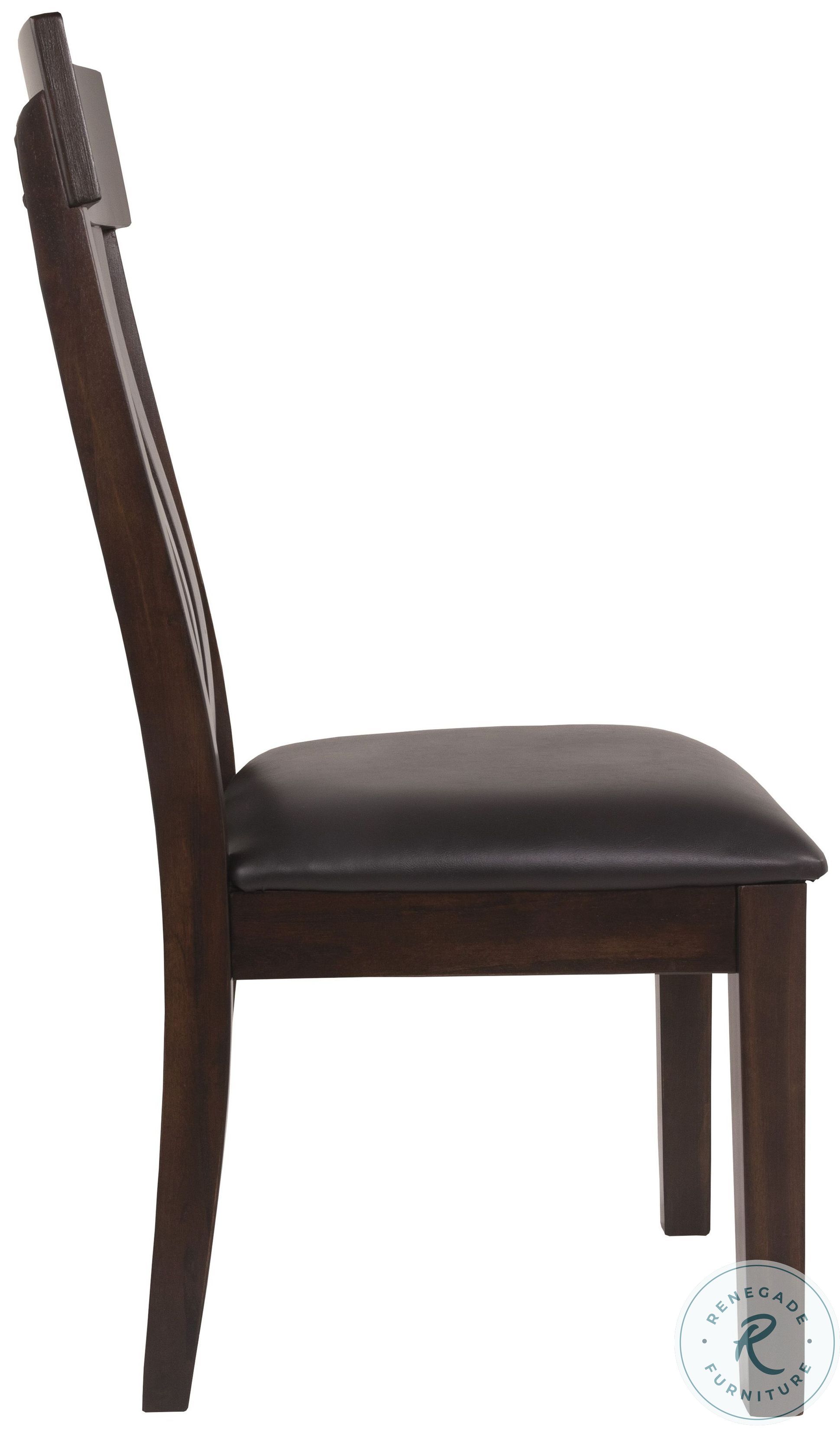 Haddigan Dark Brown Dining Upholstered Side Chair Set Of 2 from Ashley Coleman Furniture