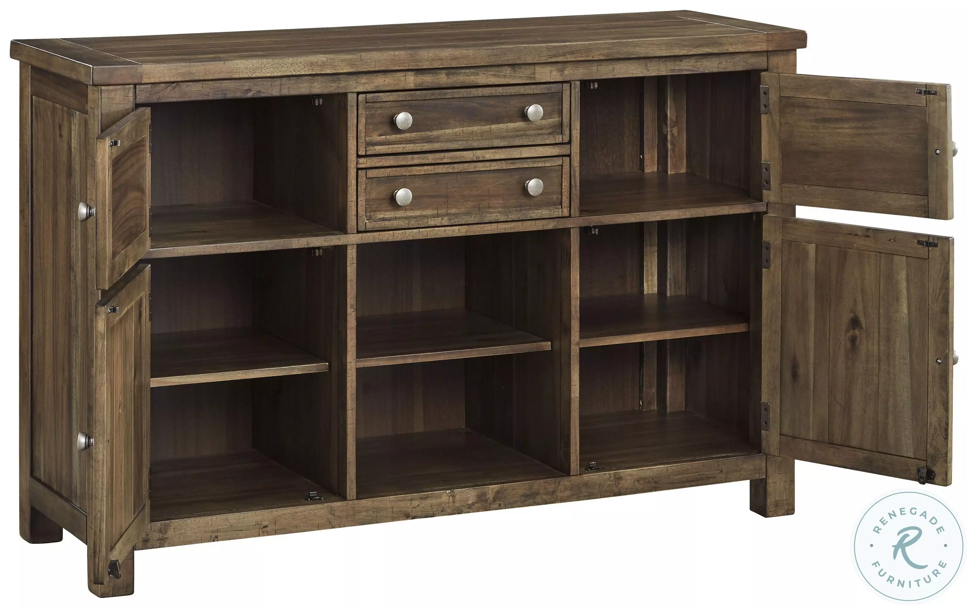 Moriville Grayish Brown Server From Home Gallery Stores | Home