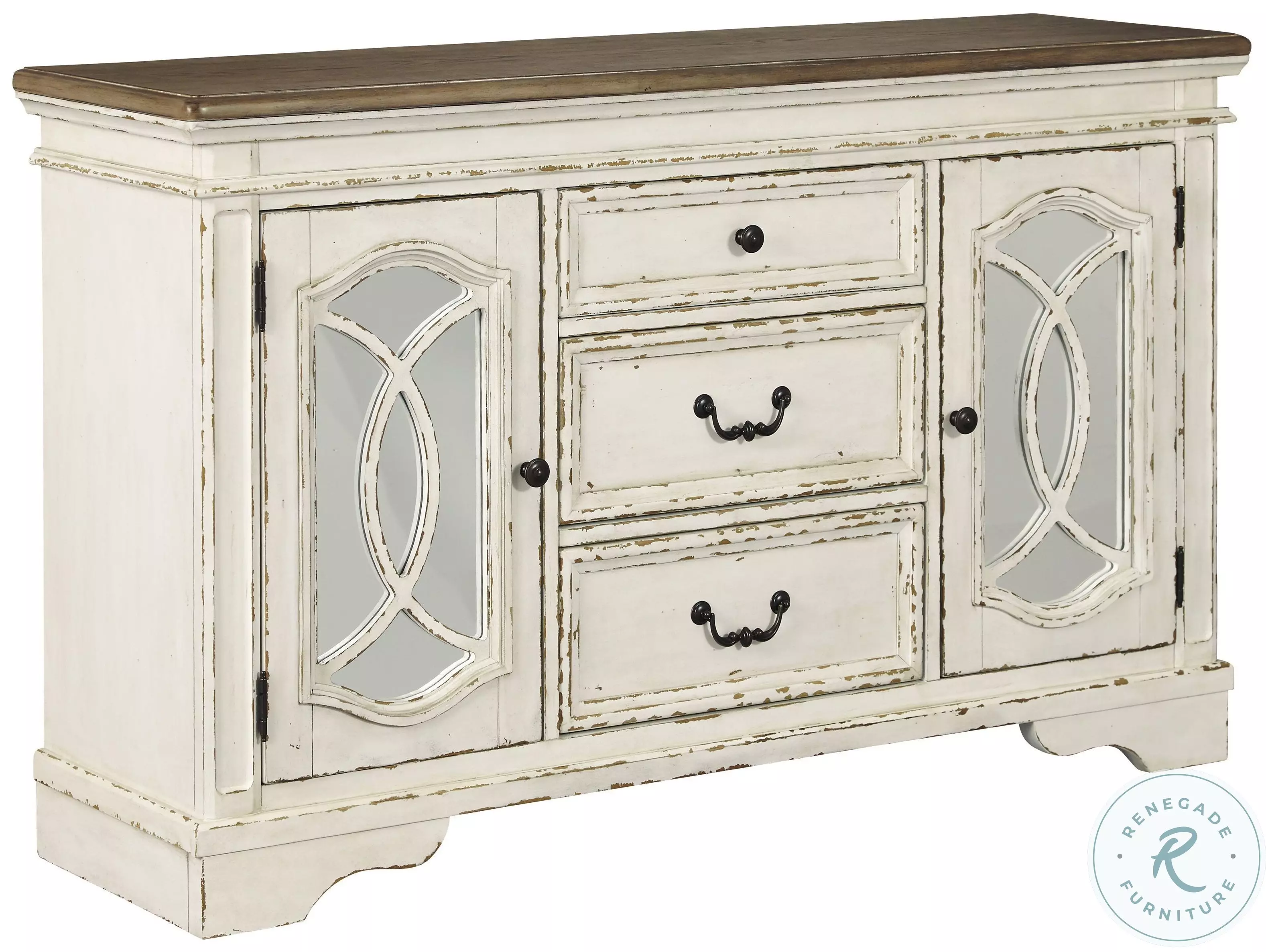 Realyn White Dining Room Server from Ashley | Coleman Furniture