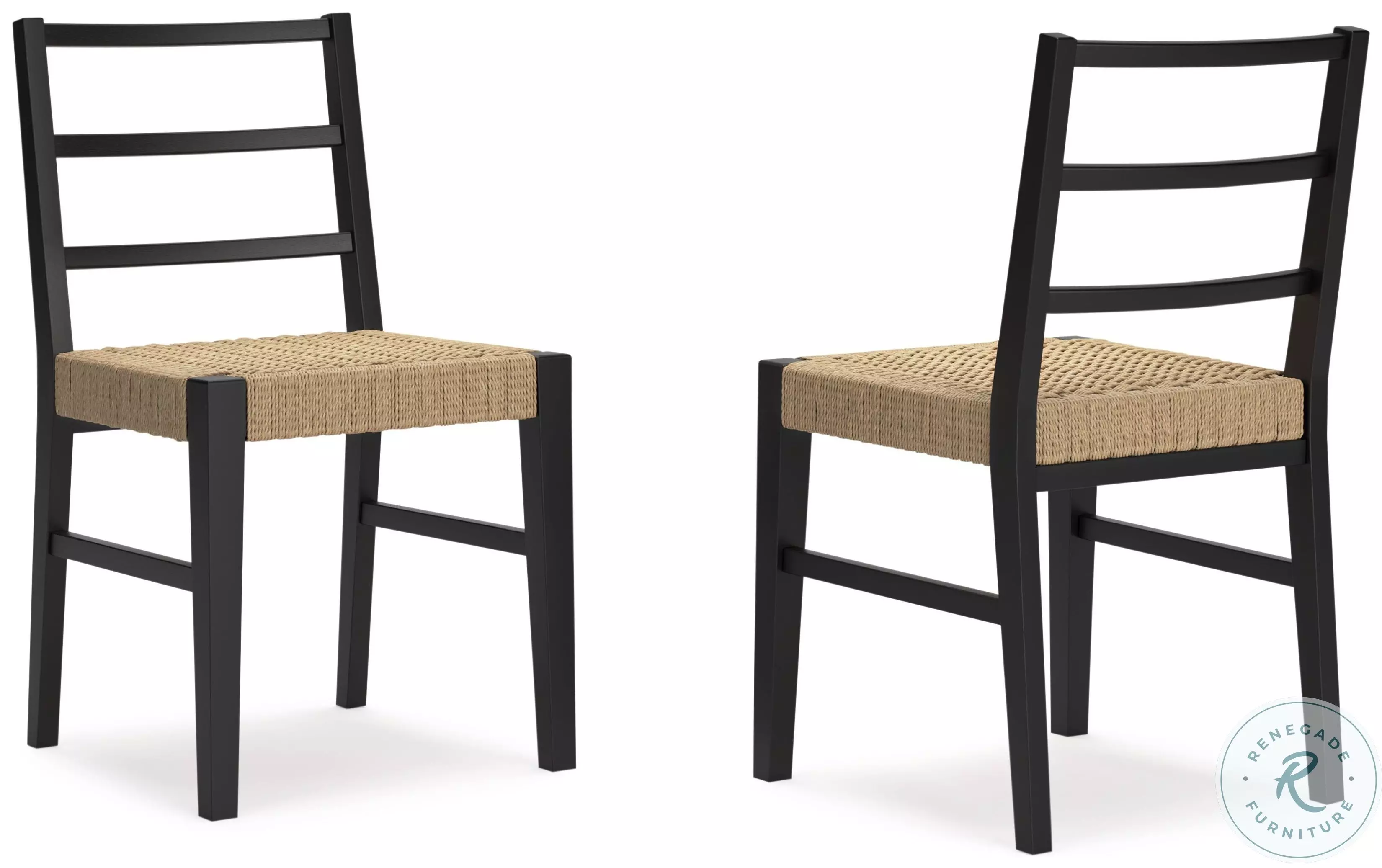 Isanti Light Brown Side Chair Set Of 2 From Ashley Furniture